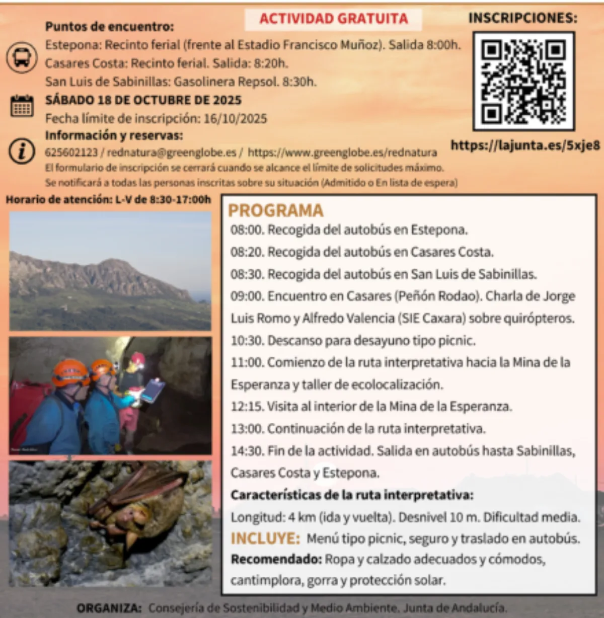 Actividades Quirópteros Red Natura 2000